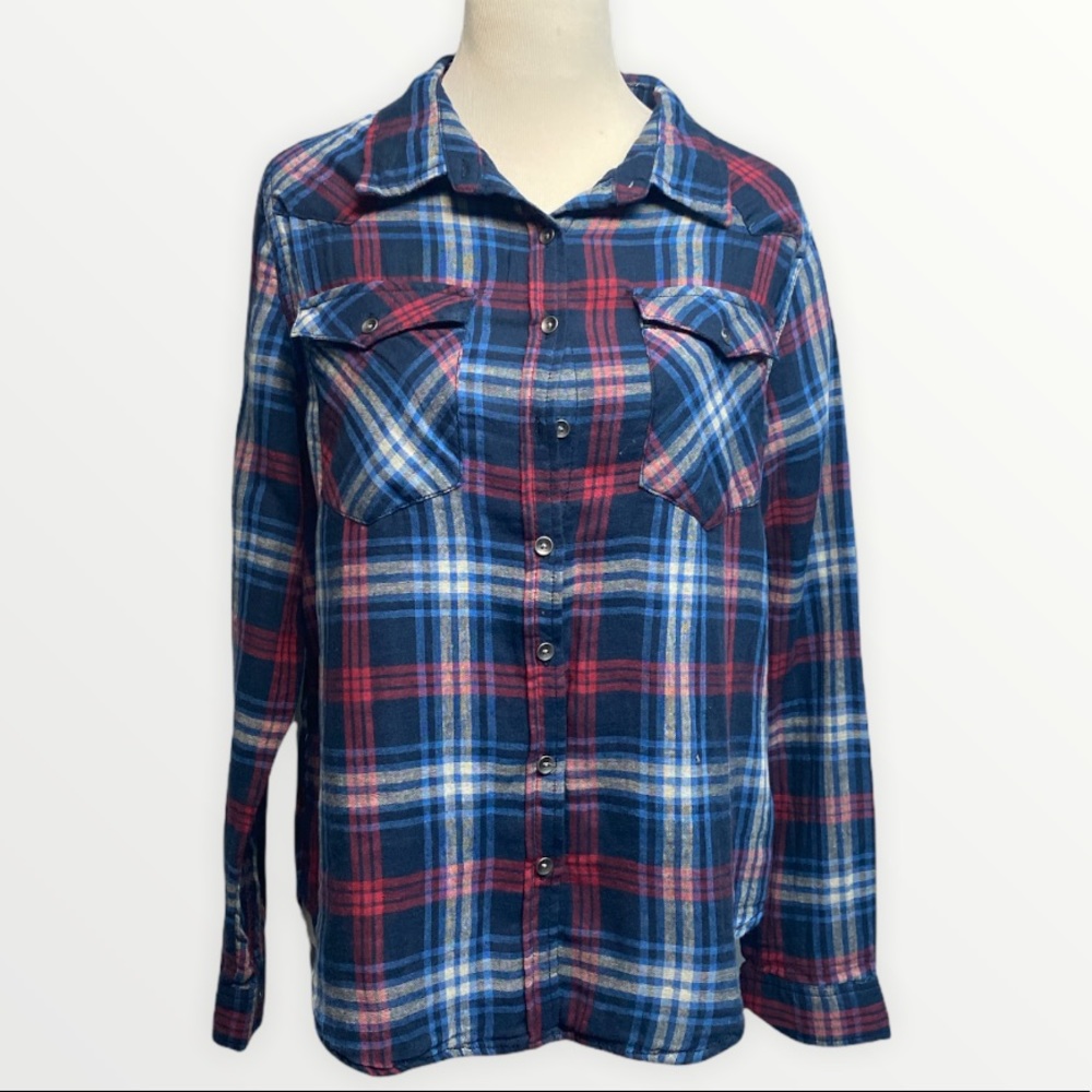 VanillaStar long sleeve flannel shirt 🧩